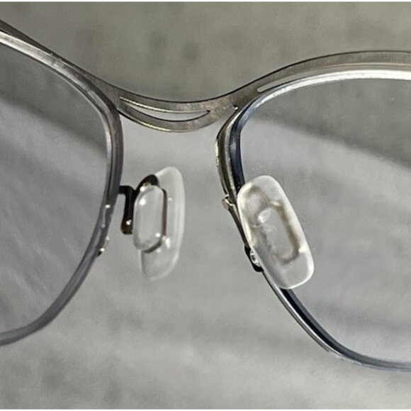 OVVO OPTICS Eyeglasses Frames 3741 c 11A Red Gold Cat Eye Half Rim 53-17-135 - Picture 9 of 9